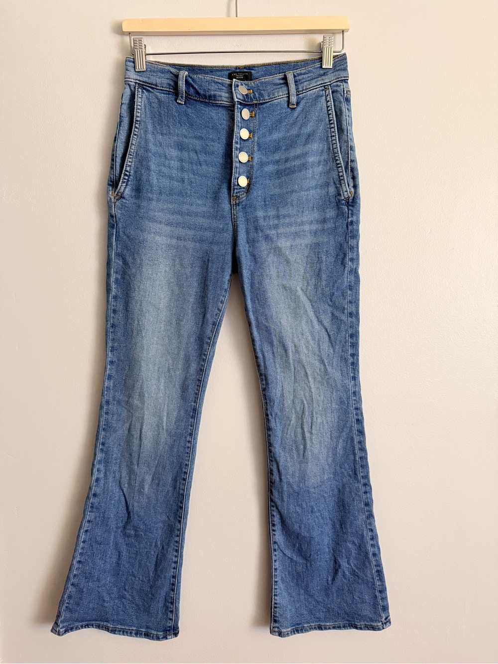 Ann Taylor High-Rise Flare Bottom Women's Jeans